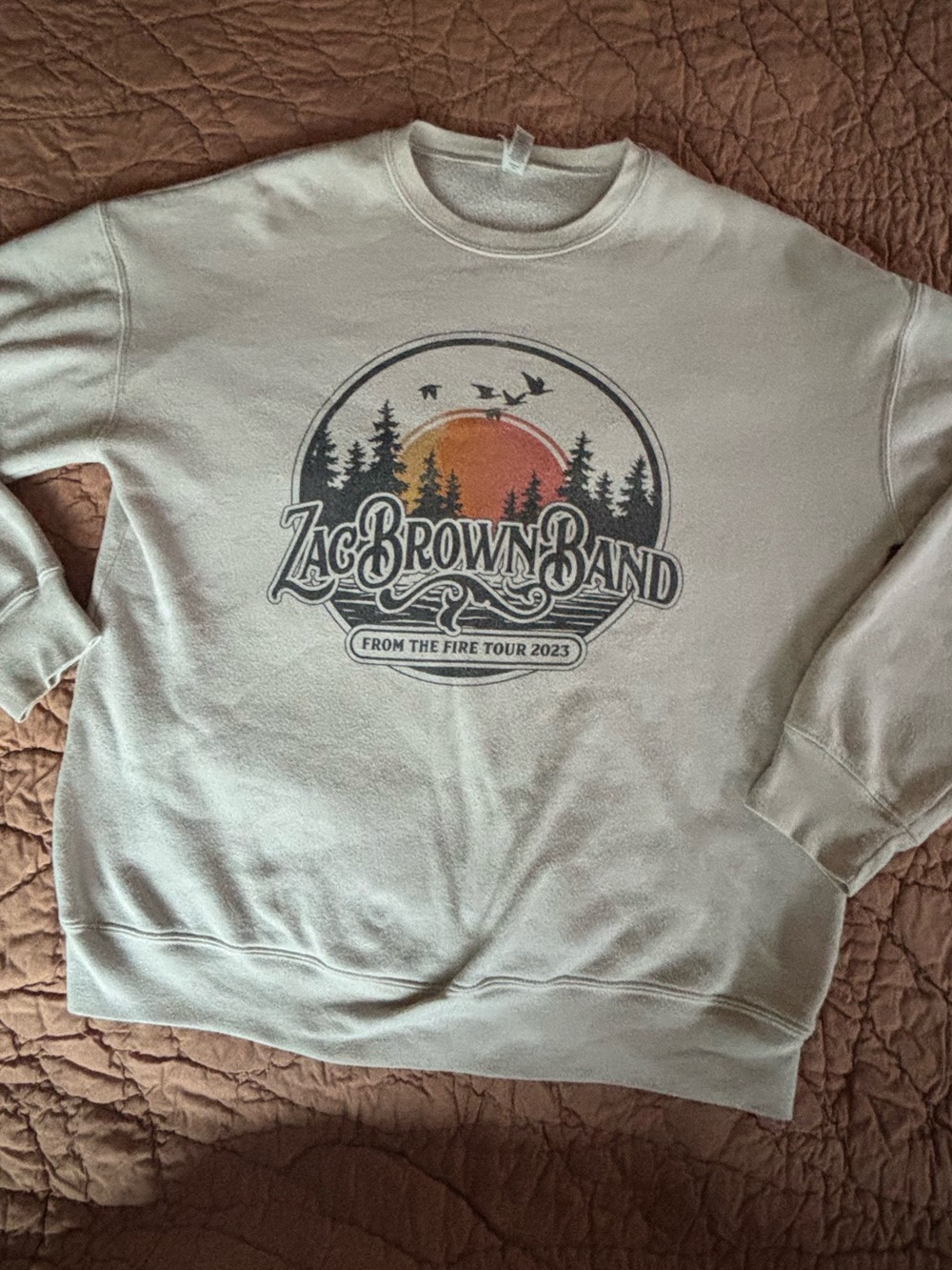 Three (3) Zac Brown Band Tops (2 Long sleeve, 1 short sleeve)
